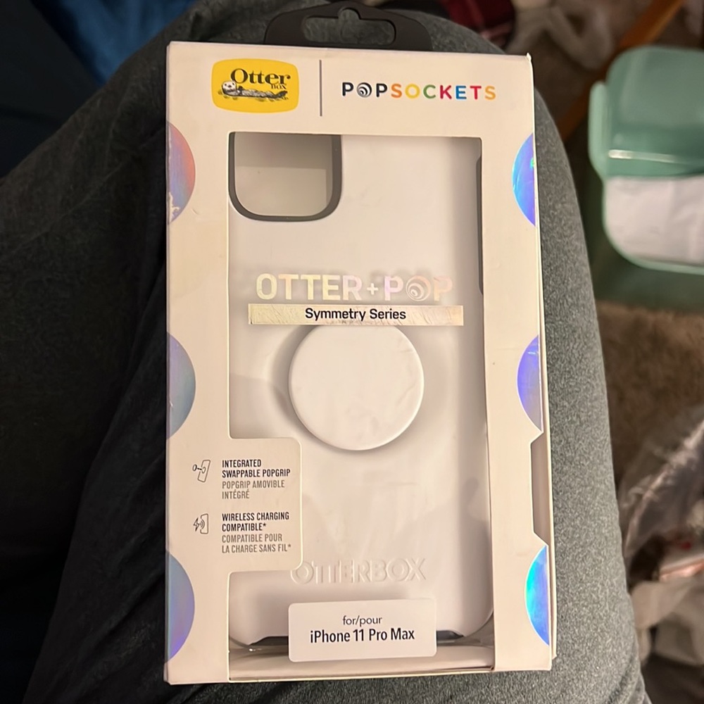 BNWT iPhone 11 Pro Max White Otterbox Otter+Pop Symmetry Series Protection Case